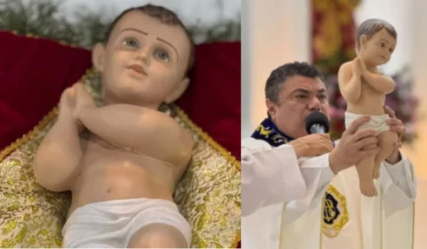 Imagem do Menino Jesus é encontrada e devolvida à Paróquia na Paraíba