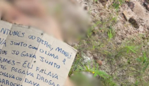 Cadáver é encontrado com bilhete em área de mata de Manaus; confira