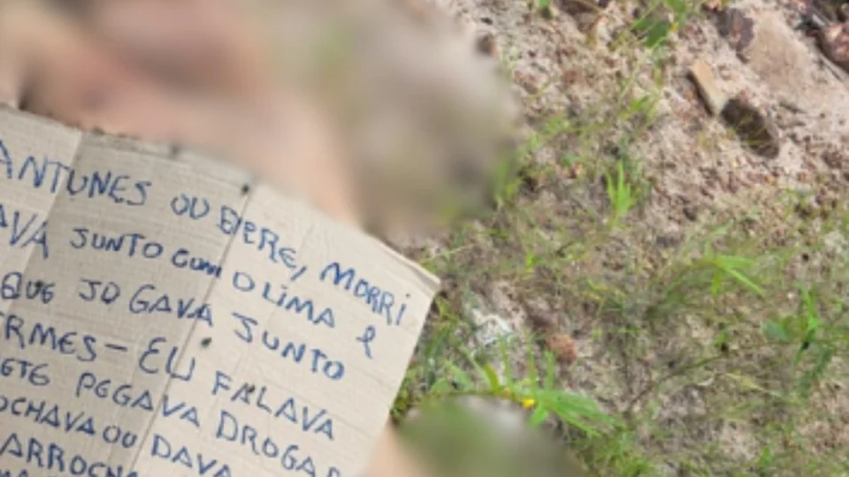 Cadáver é encontrado com bilhete em área de mata de Manaus; confira