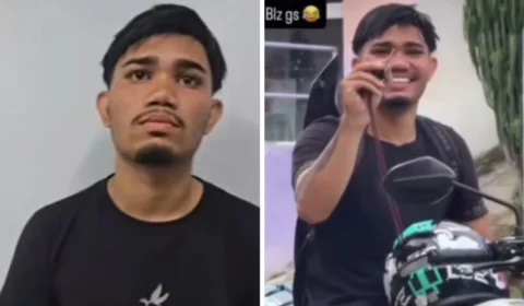 Jovem é preso após furtar chave de moto de policial em Manaus e debochar nas redes