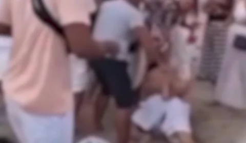 VÍDEO: Briga entre homens marca primeiras horas de 2026 na Praia da Ponta Negra