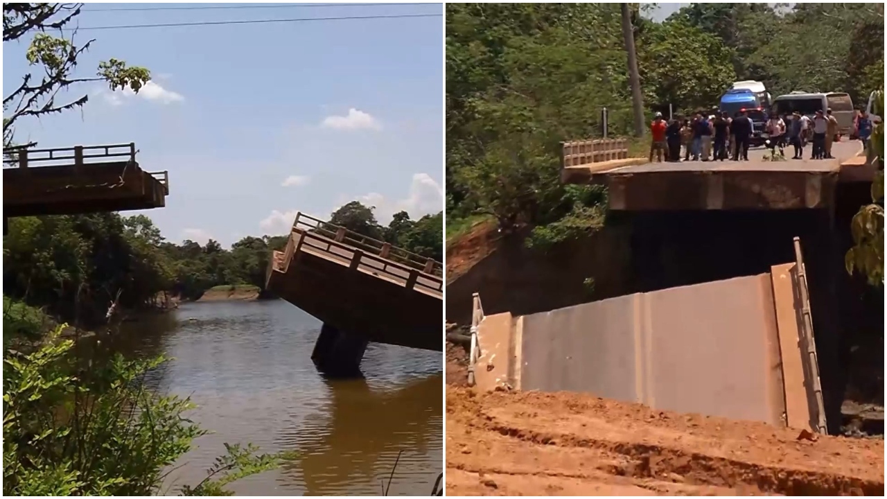 Ponte que caiu no Amazonas matou 4 pessoas