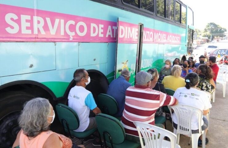 Programação do ônibus do Idoso será das 8h às 12h - Foto: Eduardo Santos/Sejusc