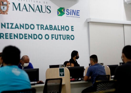 Atendimento do Sine Manaus das vagas de emprego no sine oto: Divulgação /Altemar Alcantara / Semcom - Sine Manaus vagas de emprego