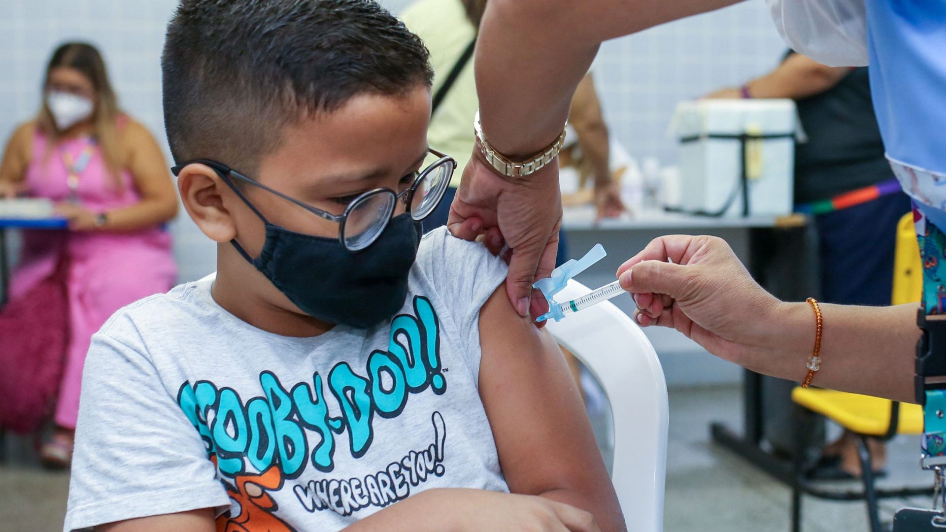 Vacinação contra Covid-19 nas crianças em Manaus - Foto: Divulgação /Antonio Pereira / Semcom.