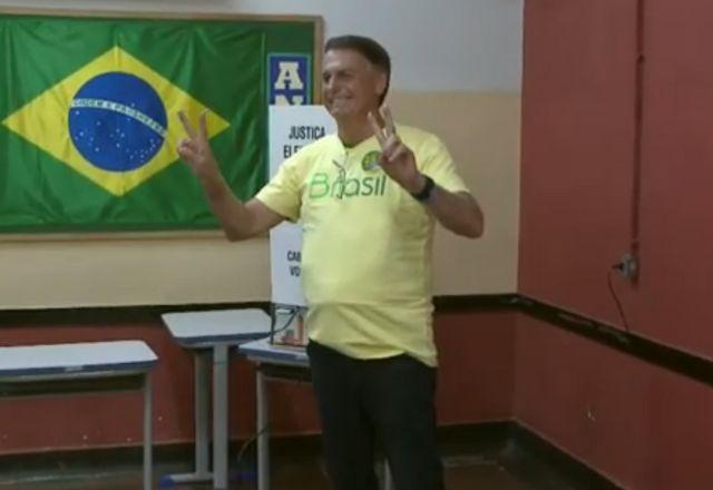 Bolsonaro vota no Rio de Janeiro - Foto: Reprodução/SBT News