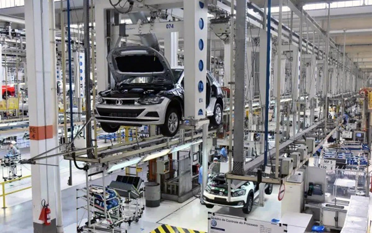Indústria automobilística - Fábrica da Volkswagem
