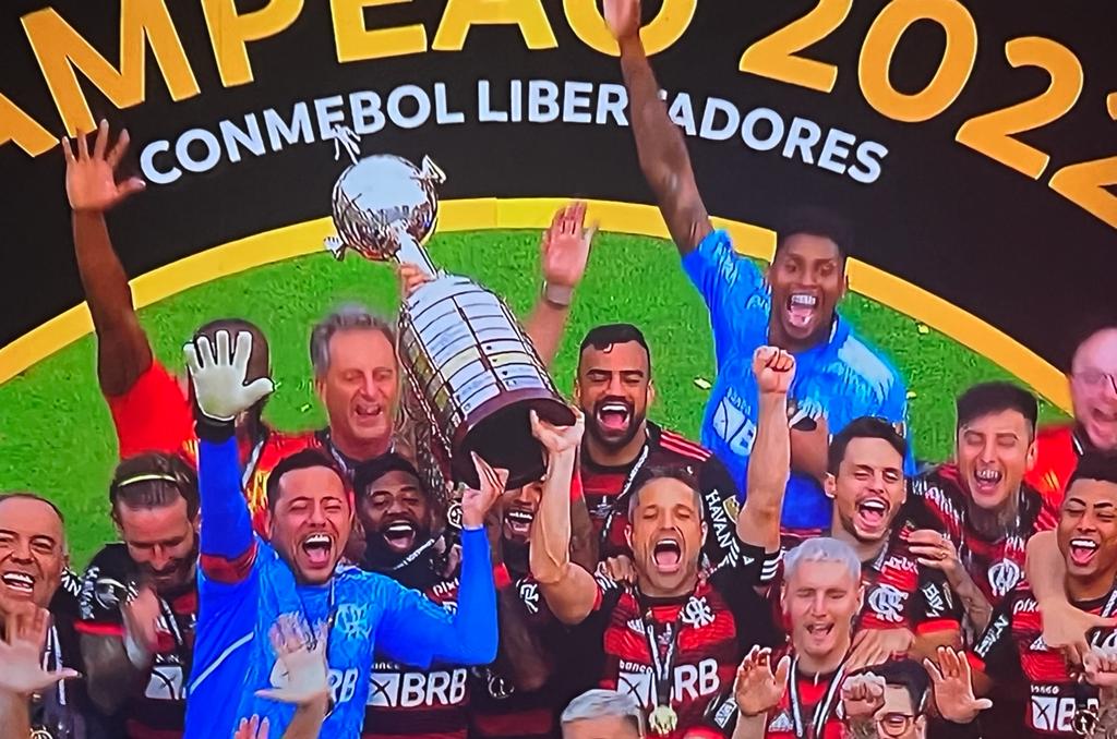 Flamengo foi tricampeão da Libertadores neste ano - Foto: Reprodução/ESPN