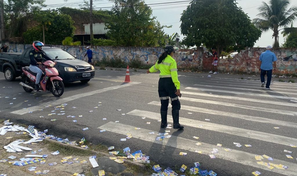 Trânsito no Zona Norte de Manaus