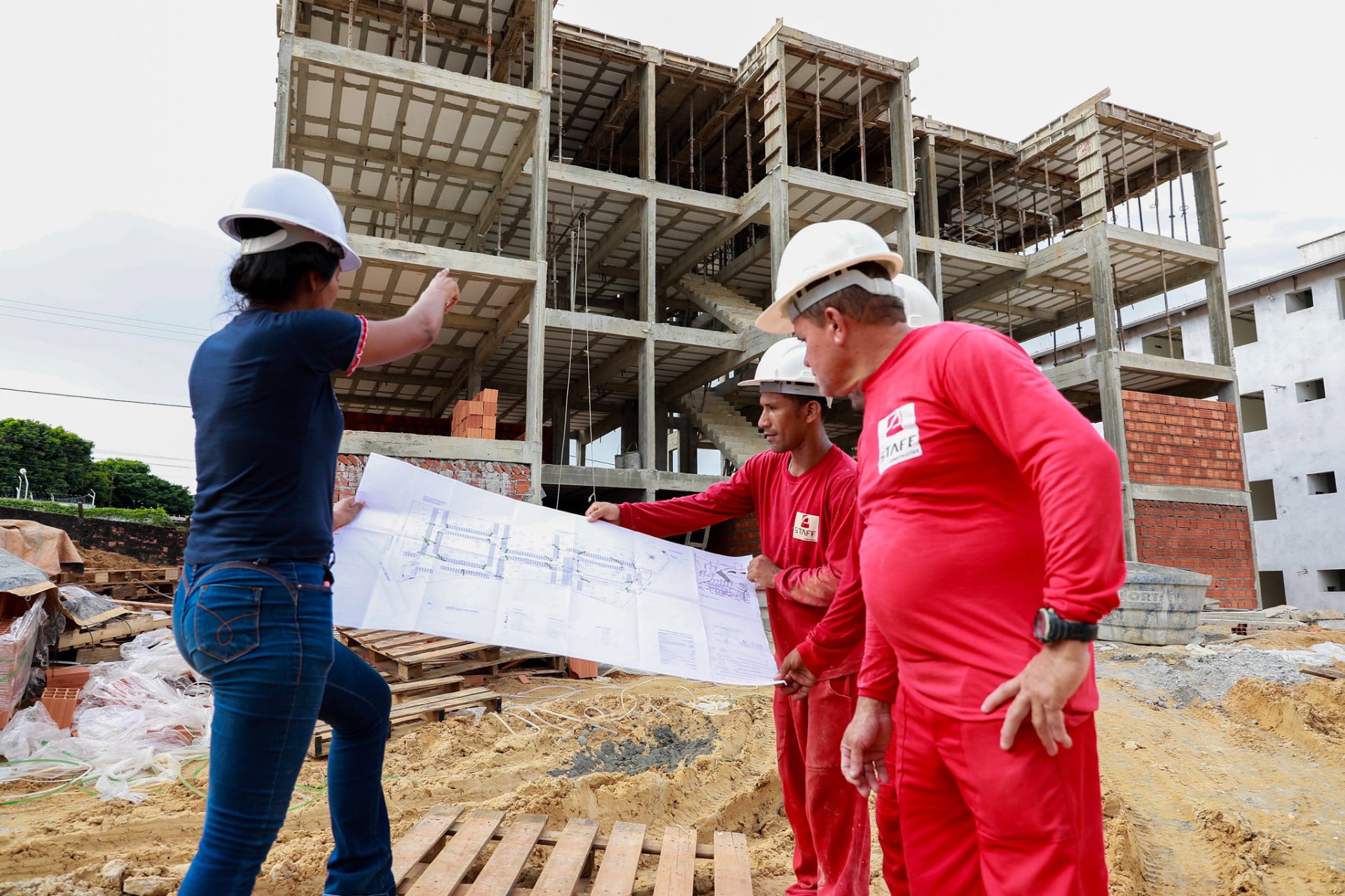 Construção civil em Manaus Foto Divulgação Semcom