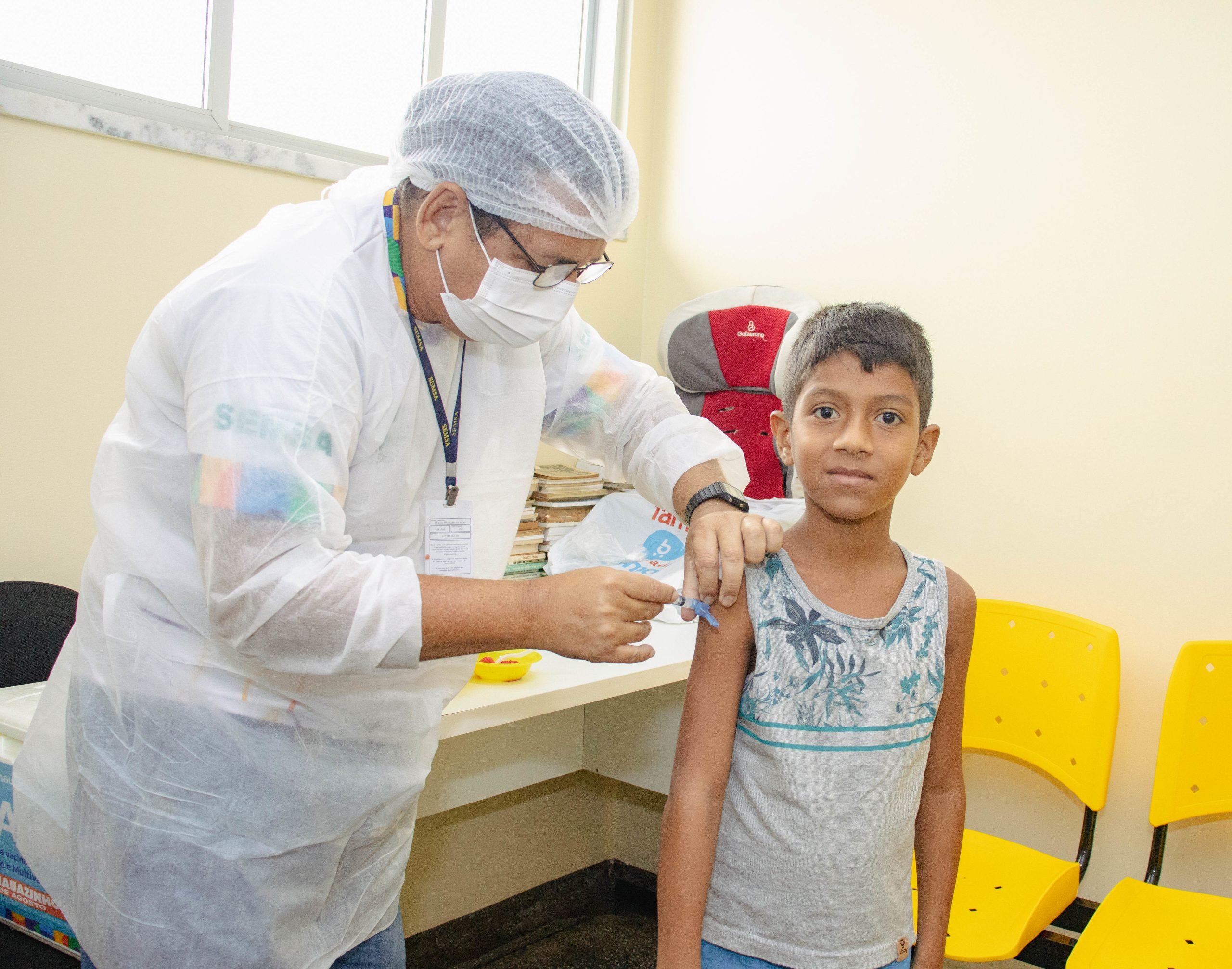 Vacinação contra Covid-19 no inverno amazônico