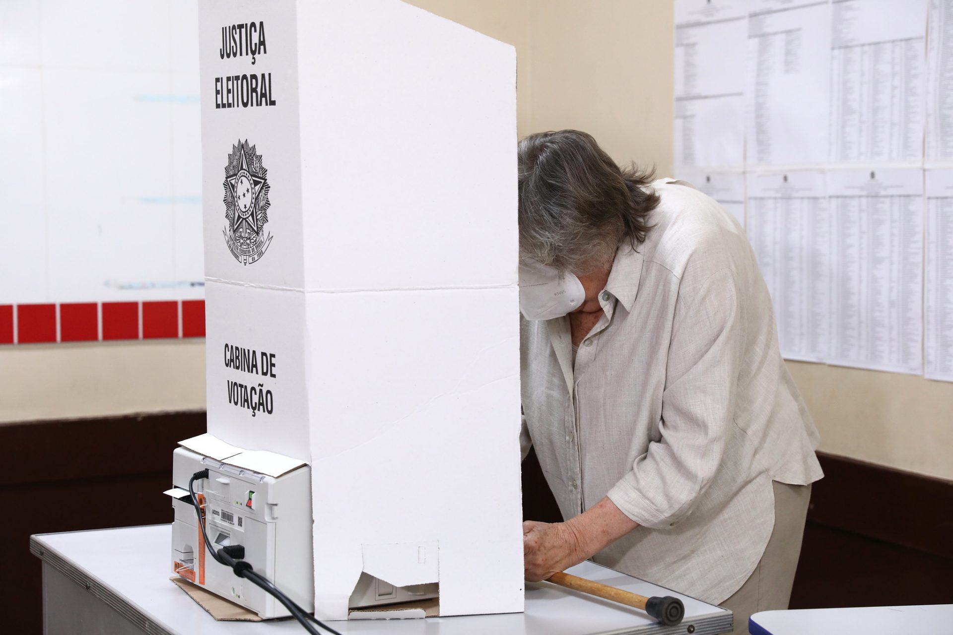 Votação no 1º turno das Eleições em 2022 Foto: Alejandro Zambrana/ Secom/TSE