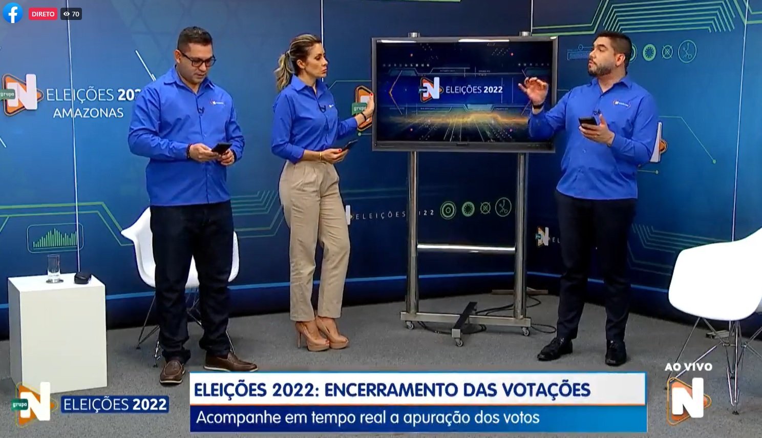AO VIVO: TV Norte transmite apuração do 1º turno das eleições