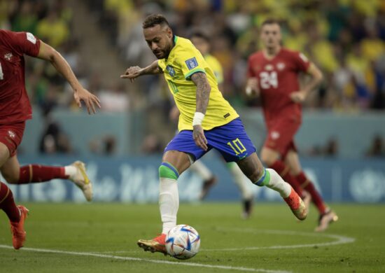 Brasil x Sérvia pelo primeiro jogo da fase de grupos da Copa do Mundo Catar 2022. Neymar Jr. Lucas Figueiredo/CBF