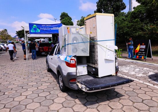 Ação ambiental coleta 2 toneladas de eletroeletrônicos em Manaus