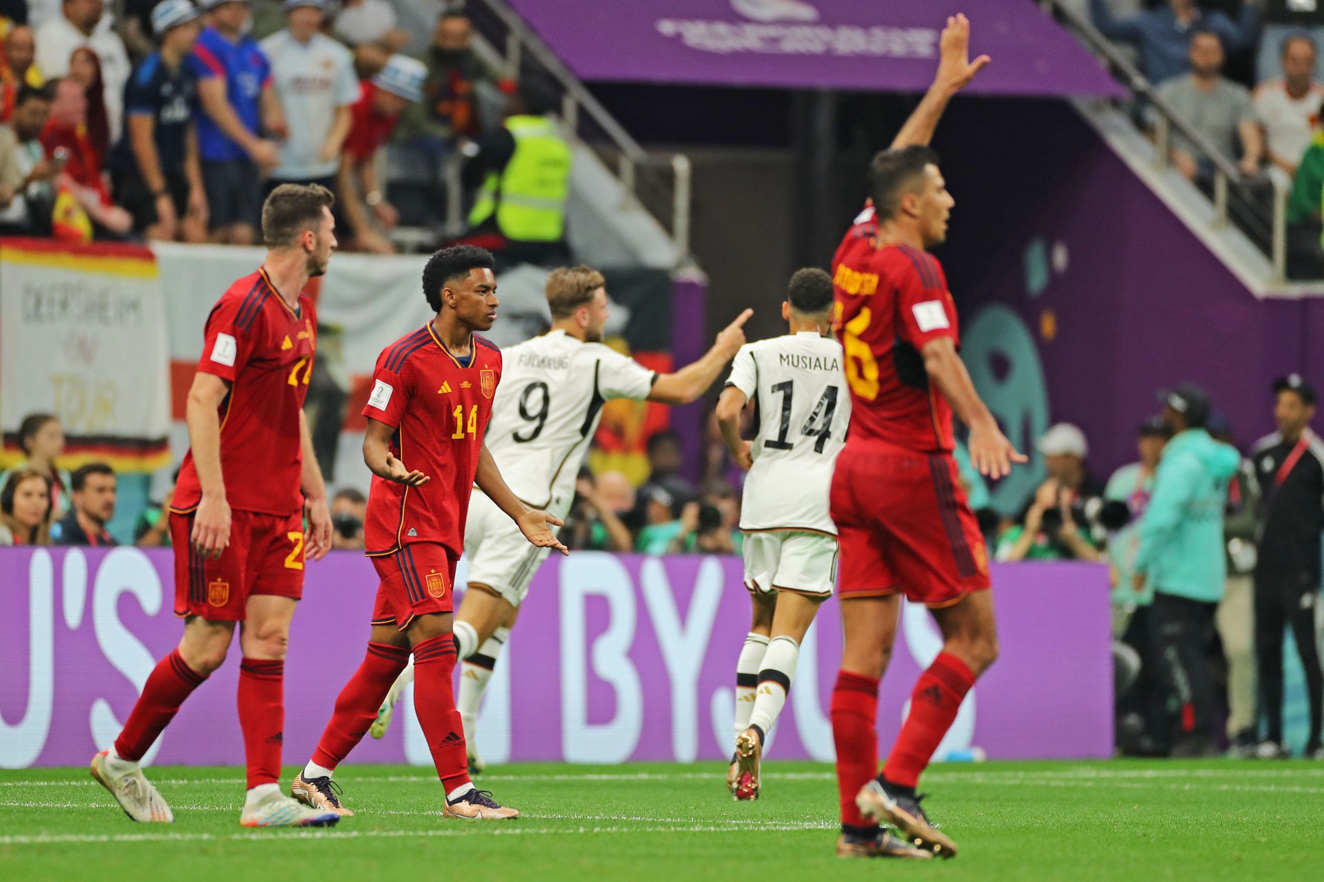 A Alemanha emaptou com a Espanha - Foto: Heuler Andrey/Dia EsportivoI/Estadão Conteúdo