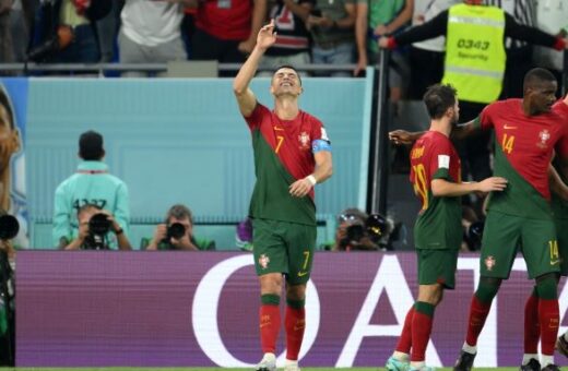 Divulgação de Cristiano Ronaldo no time saudita surgiu durante a Copa do Catar - Foto: Reprodução/Twitter@FIFAWorldCup