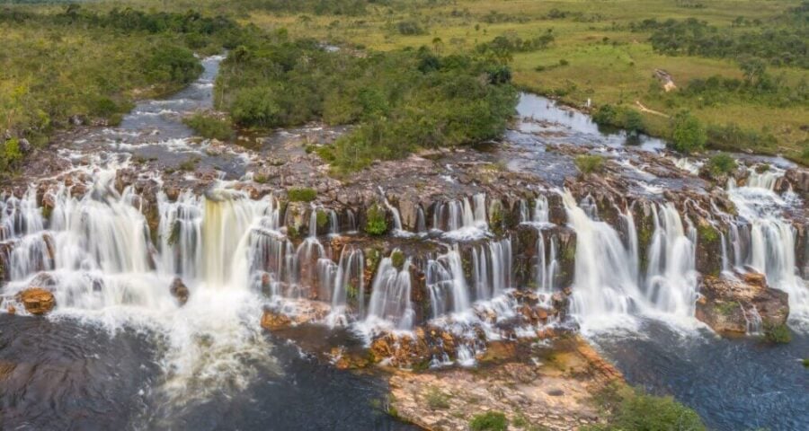 Cachoeira no Cerrado Brasileiro Foto Instituto Sociedade, População e Natureza ISPN Divulgação