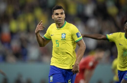 Casemiro marcou o gol do Brasil contra Suíça - Foto: Lucas Figueiredo/ CBF