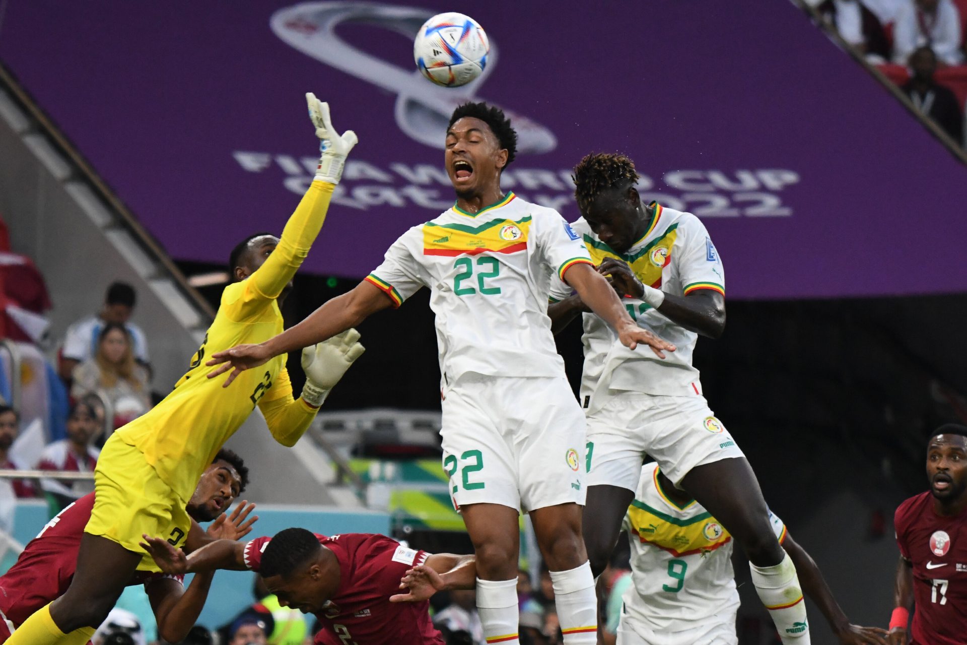 Catar x Senegal Diallo do Senegal, durante partida válida pelo Grupo A da Copa do Mundo - Foto: Alexandre Brum/ Enquadrar/ Estadão Conteúdo