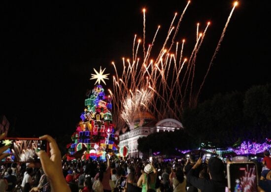 Largo de São Sebastião recebe 20 mil pessoas na noite de sábado em Manaus