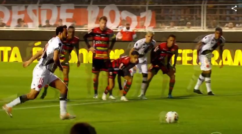 Vasco garantiu acesso com gol de Nenê - Foto: Reprodução/TV Globo