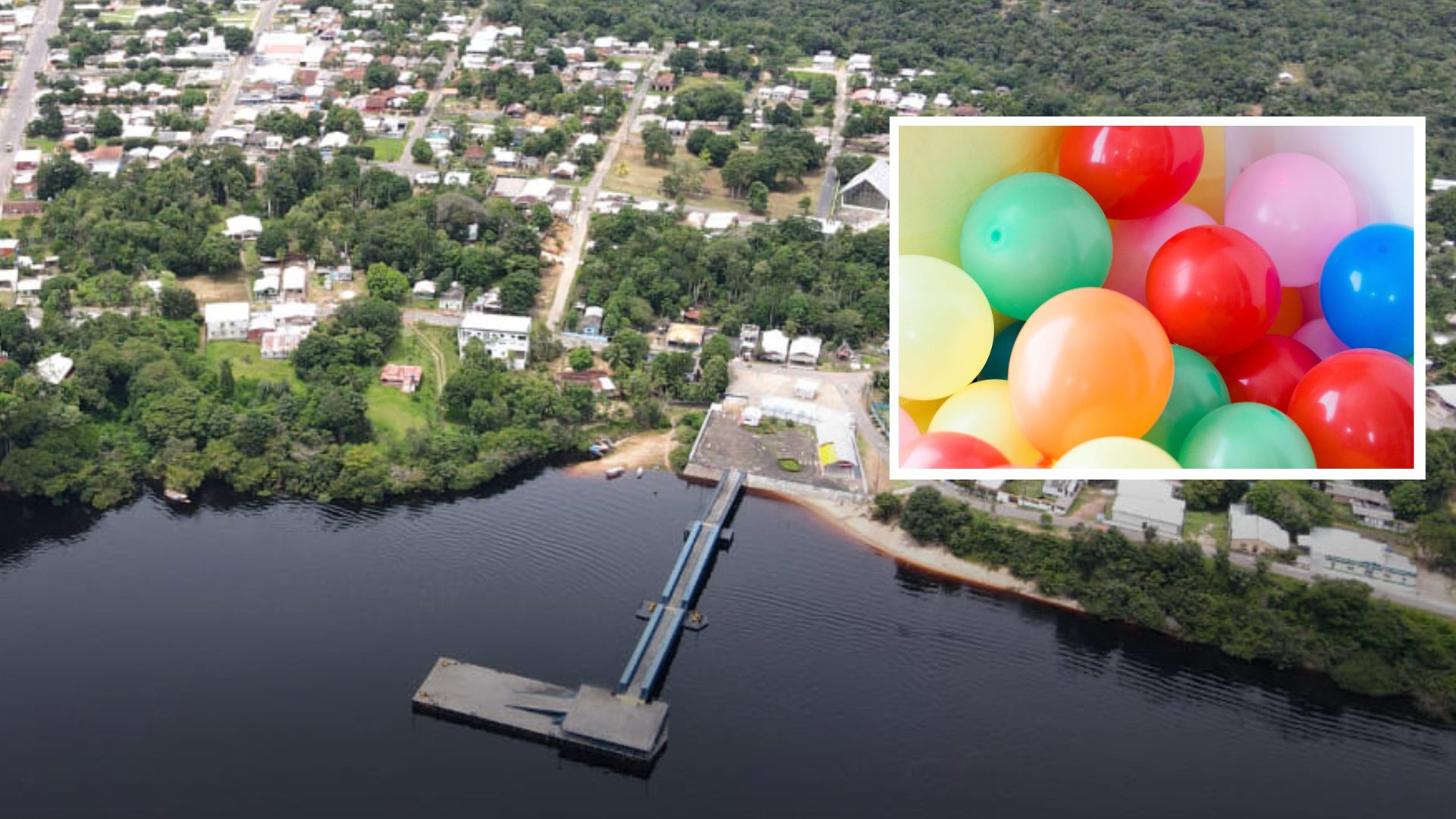Novo Airão, no AM, pretende gastar R$ 175 mil com 8,9 mil pacotes de balões