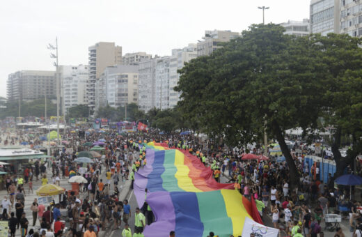 Parada do Orgulho LGBT+ no Rio de Janeiro