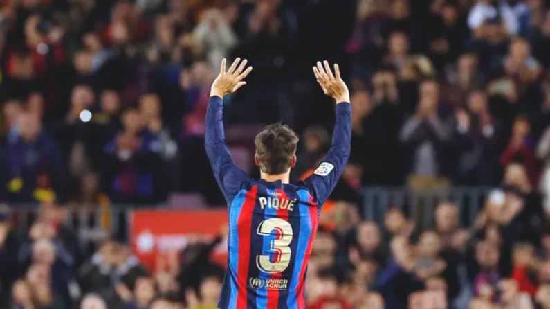 Barcelona triunfa no adeus de Piqué, que se aposenta aos 35 anos - Foto: Reprodução/Twitter @barcelona