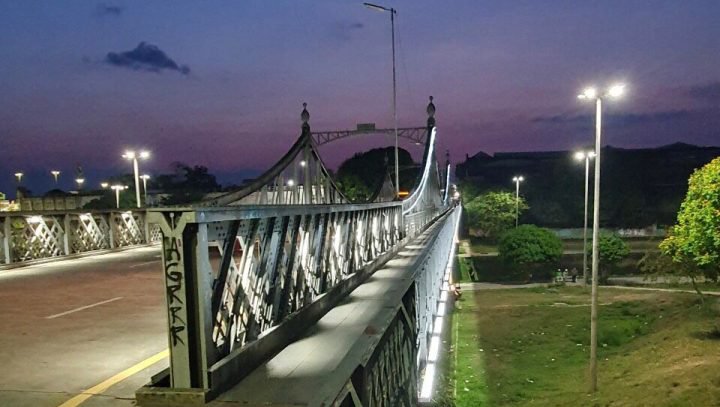 Ponte da Avenida Sete de Setembro recebe nova iluminação - Foto: Divulgação/Ageman