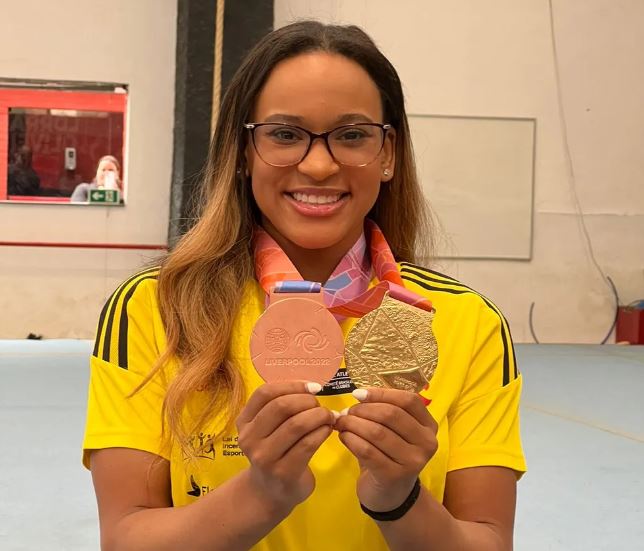 Rebeca Andrade faturou ouro no individual geral no Mundial de ginástica - Foto: Reprodução/twitter