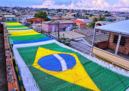 Ruas de Manaus decoradas para a Copa do Mundo Fifa 2022 - Foto: João Viana / Semcom