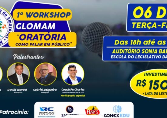 Workshop Gloman sobre Oratória como falar em público