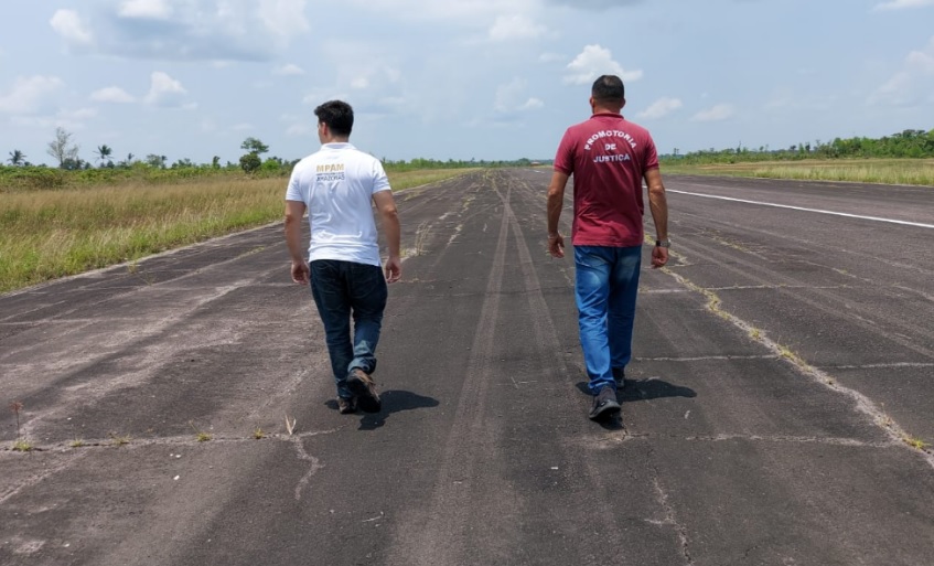 Recomendação para reforma do aeródromo foi assinada no último dia 3 - Foto: Divulgação/MPAM