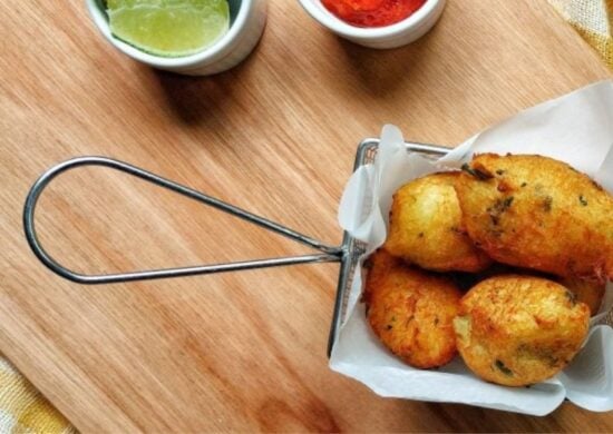 O bolinho de bacalhau representa a seleção de Portugal - Foto: Reprodução/Receitaria