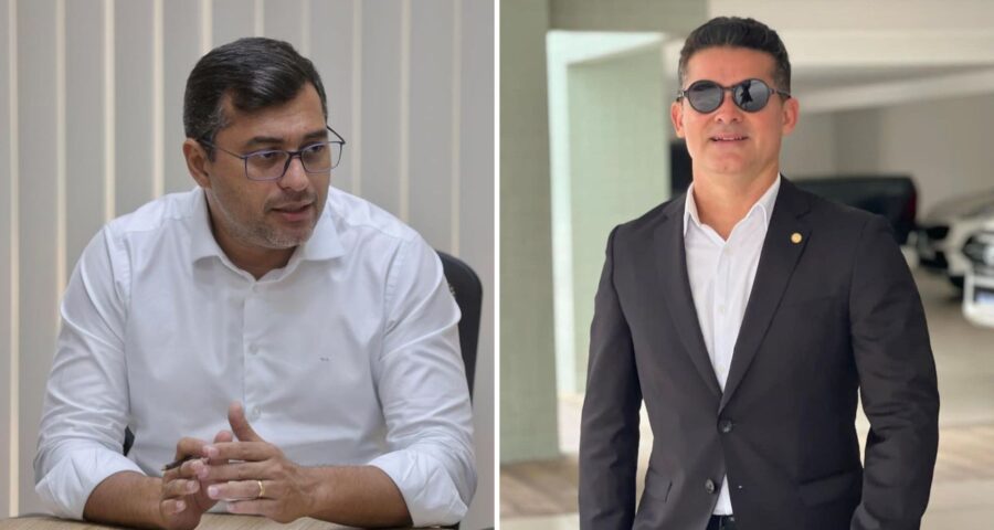 Wilson Lima e David Almeida (Governador do Amazonas e Prefeito de Manaus) - Foto: Reprodução/Instagram @wilsonlimaam @davidalmeidaam