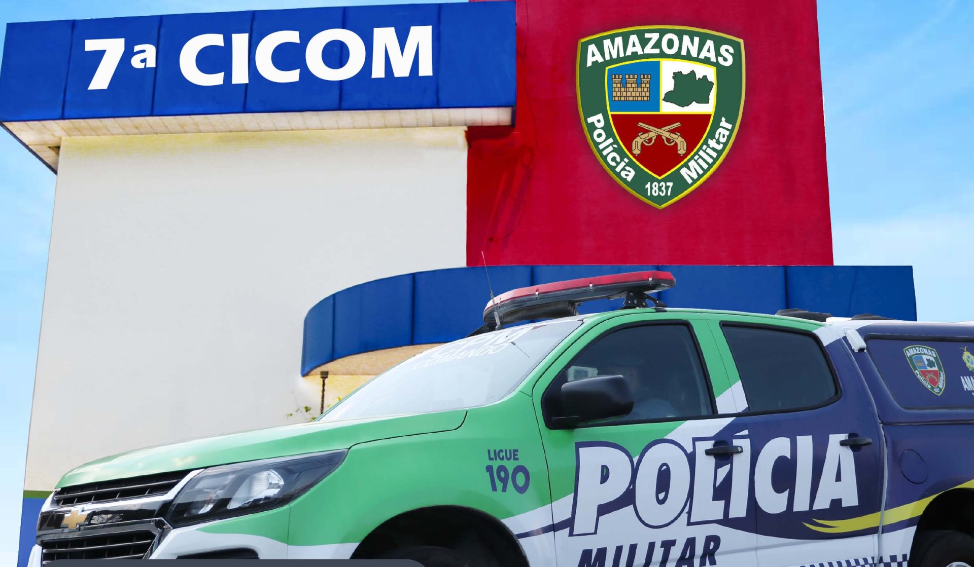 Funcionário foi detido por militares da 7ª Cicom - Foto: Divulgação/PMAM