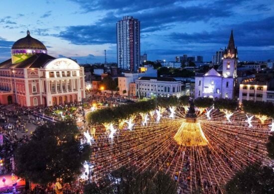 Programação de Natal começa neste sábado no Largo, em Manaus - Foto: Michael Dantas/Sec. de Cultura e Economia Criativa