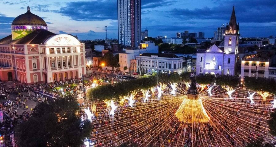 Programação de Natal começa neste sábado no Largo, em Manaus - Foto: Michael Dantas/Sec. de Cultura e Economia Criativa