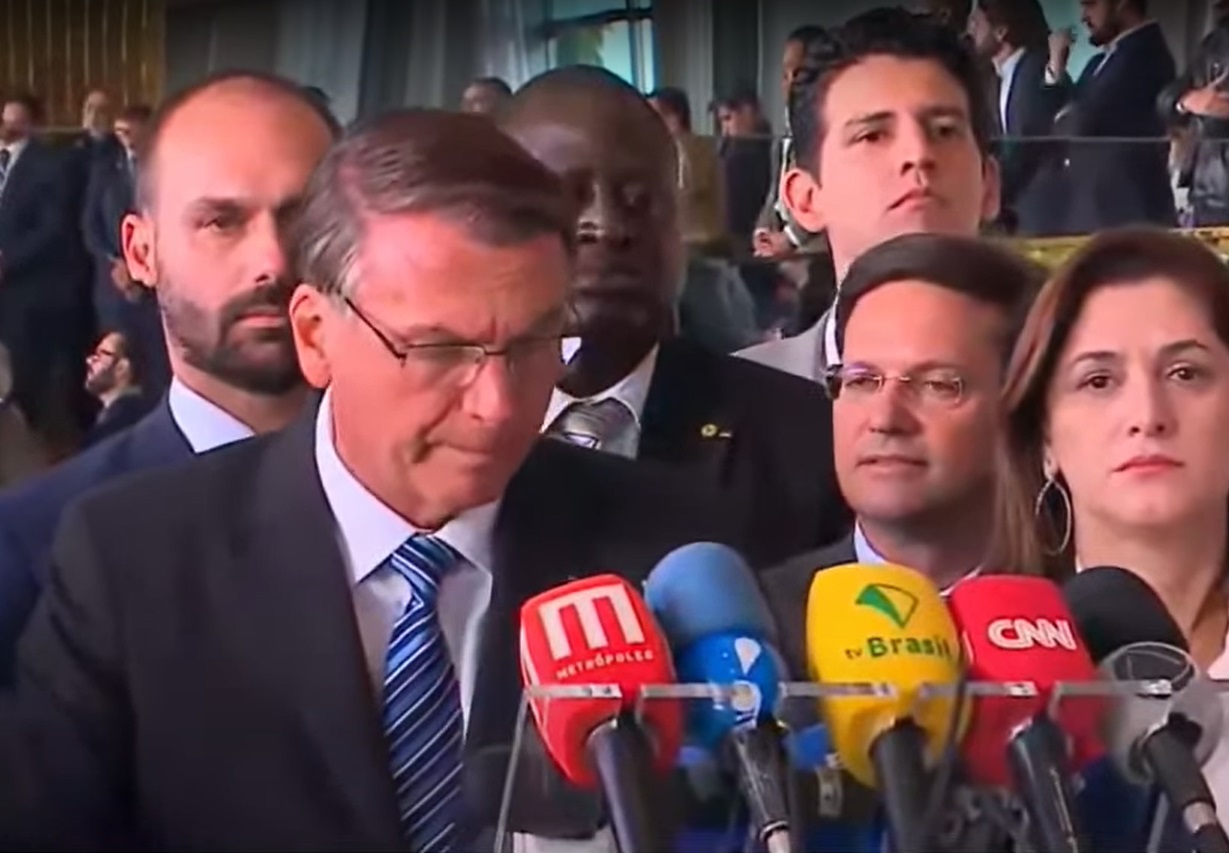 Pronunciamento de Bolsonaro ocorreu na tarde desta terça (1º) - Foto: Reprodução/Youtube