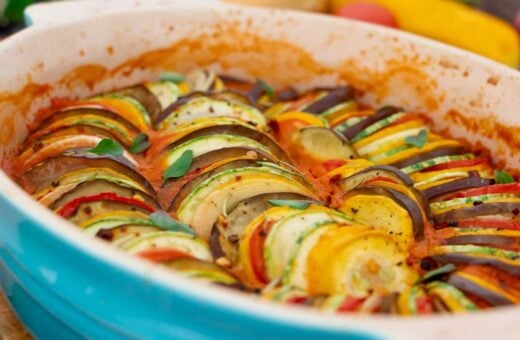 O ratatouille foi escolhido para representar a equipe da França - Foto: Reprodução/Receitaria