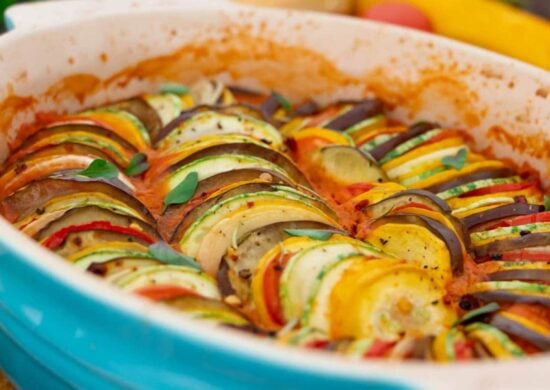 O ratatouille foi escolhido para representar a equipe da França - Foto: Reprodução/Receitaria