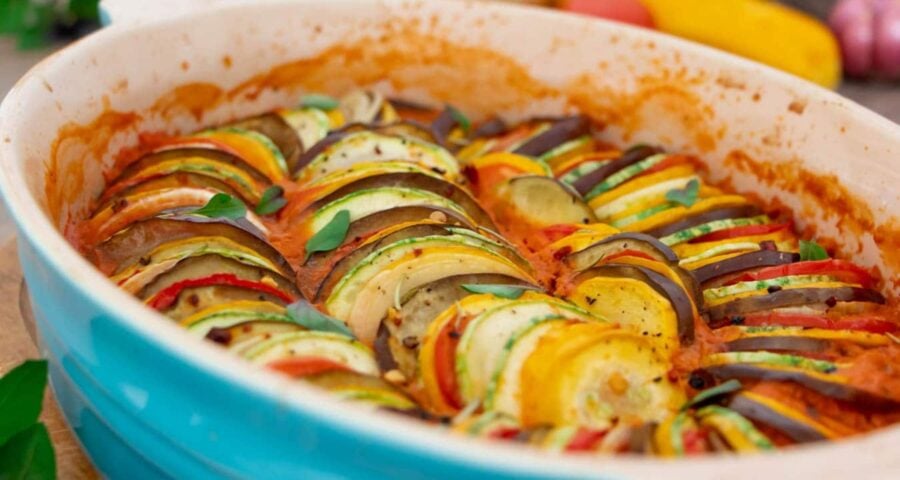 O ratatouille foi escolhido para representar a equipe da França - Foto: Reprodução/Receitaria