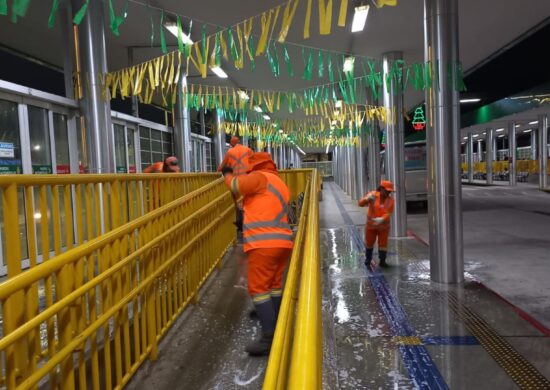 Além dos terminais de ônibus, outras áreas estão sendo atendidas pela Semulsp - Foto: Alex Melo/Semulsp