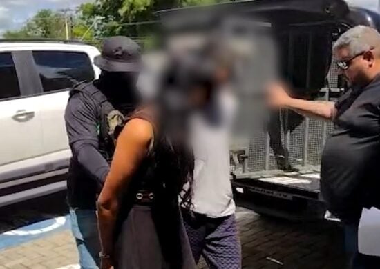 Casal foi preso em operação deflagrada pela Depca - Foto: Reprodução/TV Norte