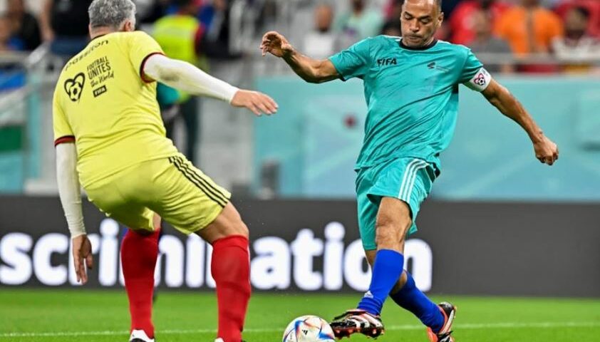 Cafú também participou do Torneio de Lendas da Fifa - Foto: Reprodução/Twitter@fifa