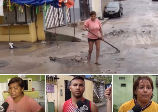 Moradores relatam danos por conta da Chuva em Manaus - Foto:Reprodução/TV Norte