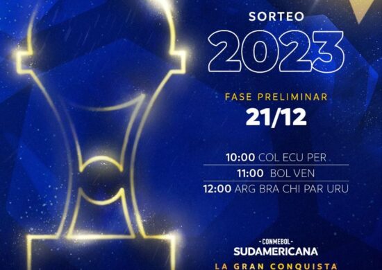 O sorteio dos jogos da fase preliminar acontece nesta quarta-feira, dia 21 - Foto: Reprodução/Twitter@Sudamericana