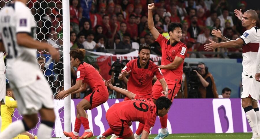 Coreia do Sul vence Portugal por 2 x 1