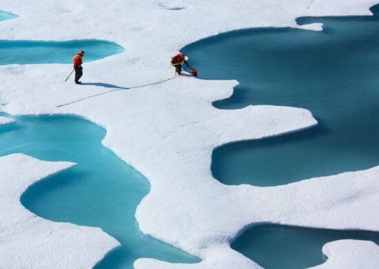 Mudança climática faz calor aumentar no Ártico Foto: Kathryn Hasen Nasa